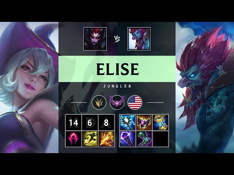 Elise Jungle vs Trundle - NA Master Patch 25.15