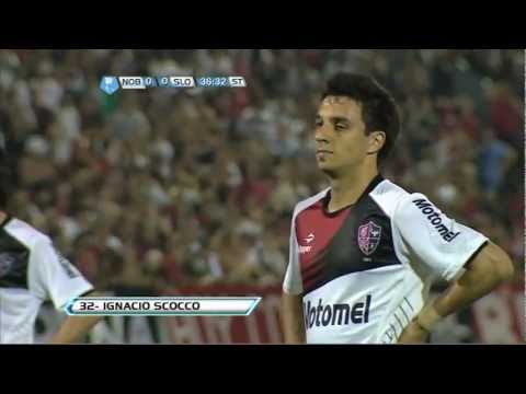 Newell`s vs San Lorenzo (Gol de penal de Scocco) 16/09/2012