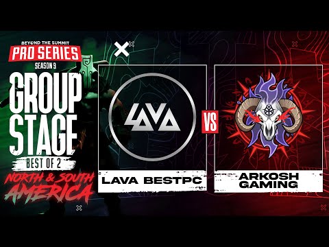 Lava vs Arkosh Game 1 - BTS Pro Series 9 AM: Group Stage w/ rkryptic & ET
