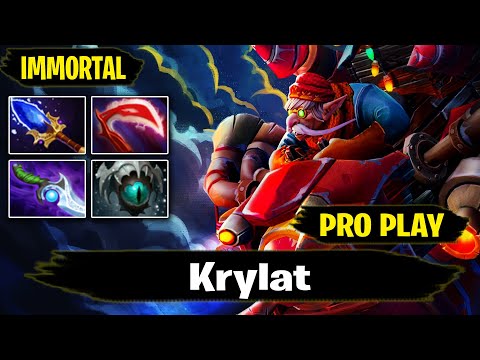 Gyrocopter 7.28 Pro Gameplay by Krylat | IMMORTAL Rank Dota 2 7.28 Gameplay