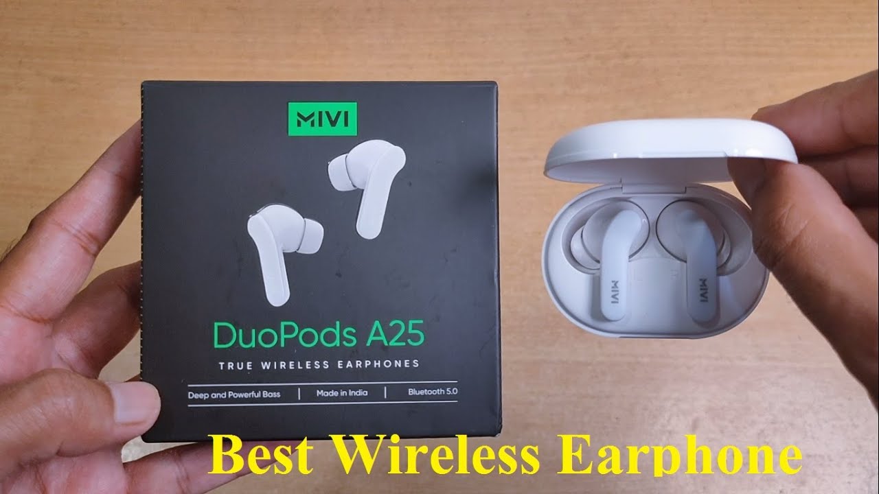 Mivi Duopods A25 True Wireless Earphone Unboxing under 1200 Rs white in colour