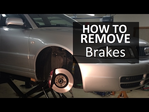 How To Remove The Brakes On A B5 Audi S4