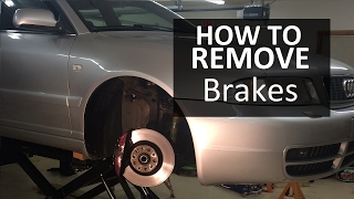 How To Remove The Brakes On A B5 Audi S4