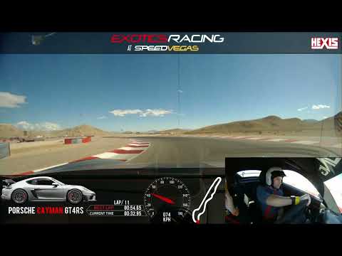 Porsche Cayman GT4RS // SpeedVegas // 54.2 Lap