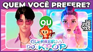 🔄️ O QUE VOCÊ PREFERE? 🦁 SAJA BOYS 🆚 HUNTR/X ✨ | Guerreiras do k-pop | Jogo das escolhas 💽 #quiz