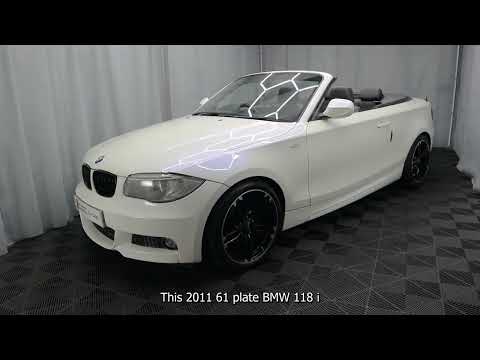 2011 (61) BMW 118i M Sport Automatic Convertible video