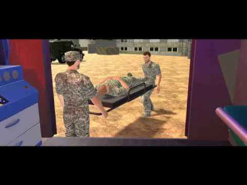 US Army Transporter Rescue Ambulance Driving Games
