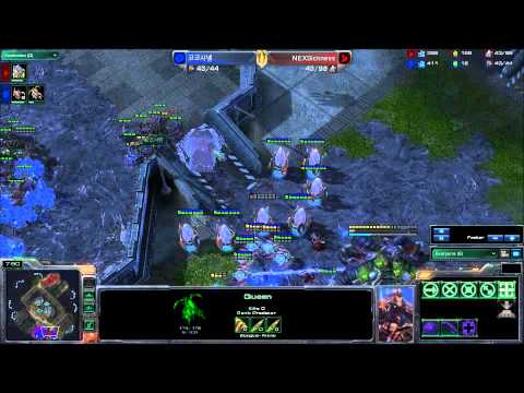 Starcraft 2 commentary korean zerg(Z) vs NEXSickness(P)
