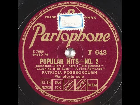 Patricia Rossborough - Popular Hits No. 2, Parts 1 & 2 (1937)