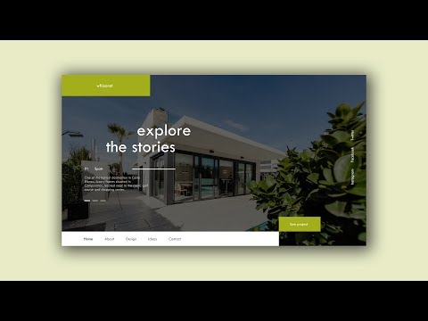 Web Design Speed Art #1 - Architecture Site [Adobe XD]