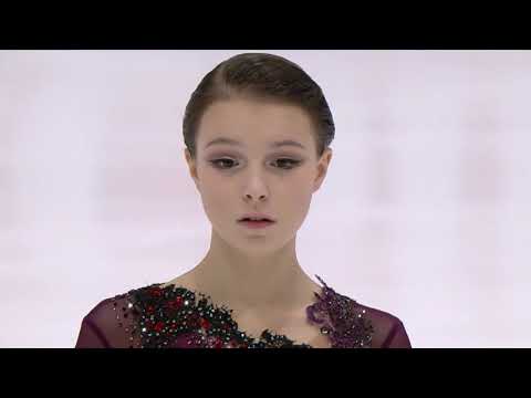 アンナ・シェルバコワ Anna Shcherbakova (RUS) FS - 欧州選手権2022
