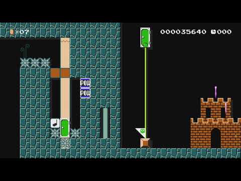 Mario's busy travel hold ↑+A by Nova/メガネ - SUPER MARIO MAKER - NO COMMENTARY 1bh