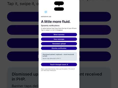 Watch the Dynamic Notifications demo on YouTube