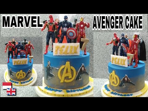 MARVEL AVENGERS CAKE
