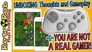 SteelSeries iPhone / iPad Bluetooth Gamepad Unboxing, Gameplay  and Thoughts