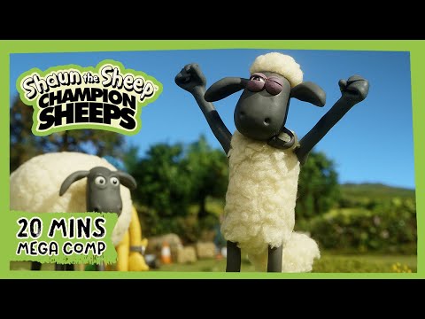 Shaun the Sheep Championsheeps MEGA Compilation ⚽🏅 | 20+ MINS | Shaun the Sheep & Friends