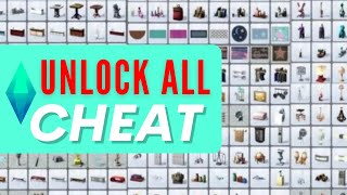 Unlock All Objects in Build Mode- The Sims 4 Cheat: How To 2023