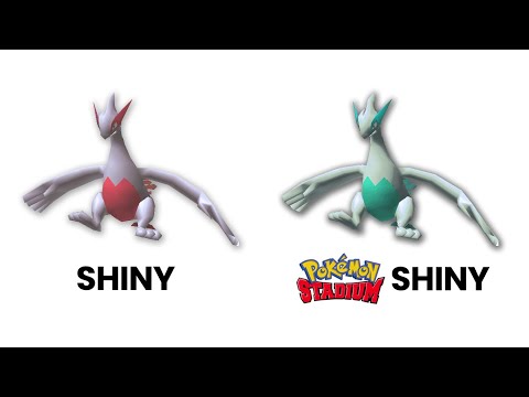 Shiny Pokemon in Pokemon Stadium - Gen 2 Johto edition