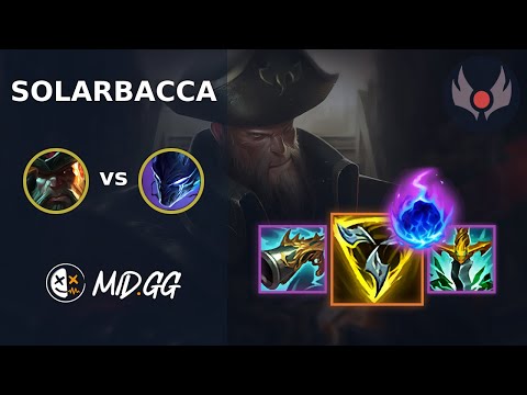 MID.GG: [ solarbacca ] Gangplank MID vs Nocturne | EUW GRANDMASTER | LOL Season 2025