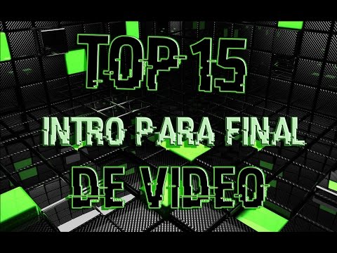 TOP 15 INTRO PARA FINAL DE VÍDEOS/ INTRO TEMPLATE CINEMA 4D, SONY VEGA, AFTER FX /+DOWNLOAD(Part1).
