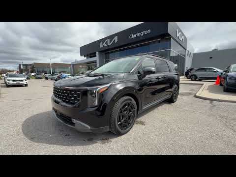 2026 Kia Carnival in Black for sale at Clarington Kia in Bowmanville, ON