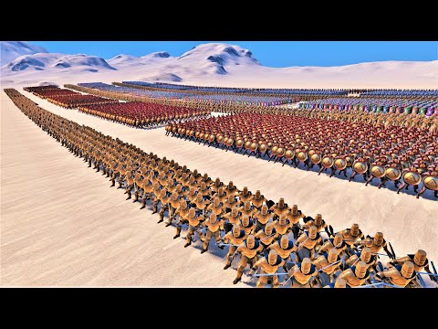 Dark Lords Army  VS  Spartans, Golden Knights, Romans, Heavy Knights & Archers | BATTLE SIMULATOR