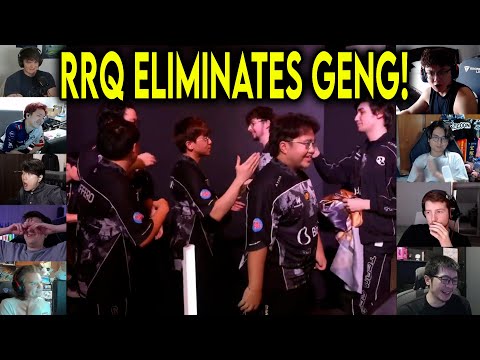 Valorant Streamers Reacts To RRQ Eliminating GENG After An Insane Match In VCT
