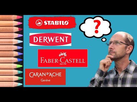 BEST Pastel Pencil Review - Caran D'Ache, Derwent, Carbothello, Cretacolor, Faber Castell
