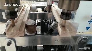 Mộng âm cnc 2 đầu phay biên dạng cong