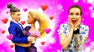 Barbie Puppen Video mit Elena. Barbie und Ken sind wieder zusammen. Magisches Schloss