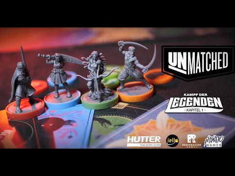 Endlich auch auf Deutsch: *Unmatched - Kampf der Legenden* von IELLO