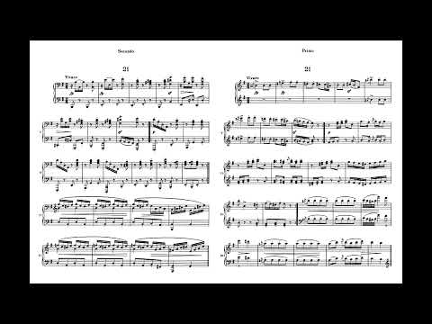 Brahms - Hungarian dance No.21 (Nelson Freire + Martha Argerich, piano 4 hands)
