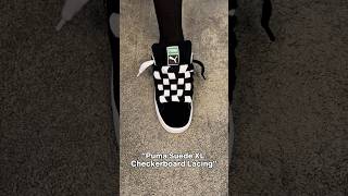 Puma Suede XL Checkerboard Lacing #sneakers #puma #xl