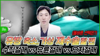 유방거상재수술 수직절개로 다시 가능한가요?!