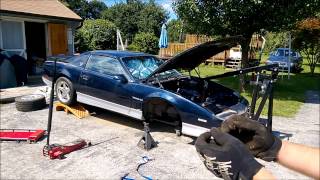 LQ4 Install - Thirdgen F-Body - Motor install from the bottom