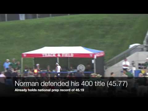 Michael Norman (Vista Murrieta) at 2016 CIF State Track and Field Finals