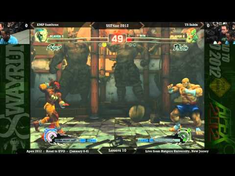 Apex 2012 - SSF4ae 2012 L10 - EMP Santhrax VS TS Sabin