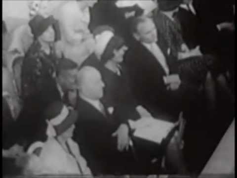 June 4, 1961 - Jacqueline Kennedy visits the Spanish Riding School's Horse Stables in Vienna