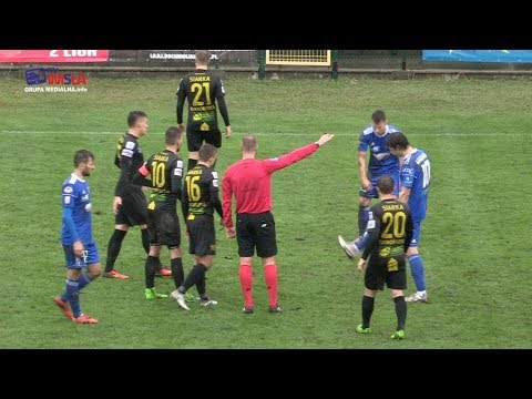 SIARKA TARNOBRZEG -  ŁKS ŁÓDŹ 0:1 (0:0) - FRAGMENTY MECZU I KONFERENCJA PRASOWA