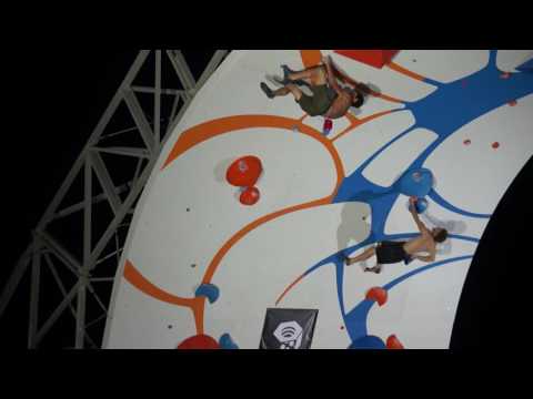 Remo Sommer and Matt Fultz's 1st climb at Psicobloc Masters 2016 (seeding round)
