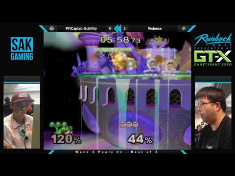 Runback 2017 Pools - Violence (Samus) vs PF|Captain Schfifty (Ice Climbers)