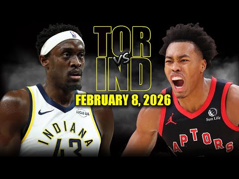 Toronto Raptors vs Indiana Pacers Full Game Highlights – February 8, 2026 | NBA Season