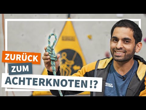 Der Achterknoten geht IMMER leicht auf, wenn er richtig geknüpft ist | EINFACH KLETTERN