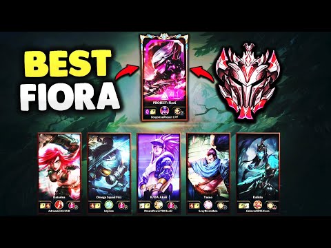 'ForgottenProject' Grandmasters Fiora vs. Five Bronze Players (1v5) 4 PENTA'S!! (League of Legends
