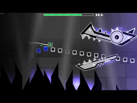 [Bad Audio] [Live] Geometry Dash Spacelocked II by LazerBlitz [Insane Demon]