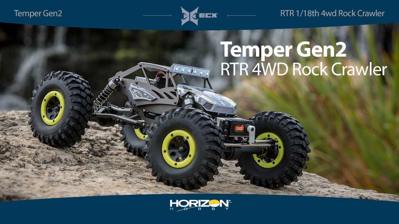 ECX Temper Crawler Gen 2 1:18 4WD RTR modrý