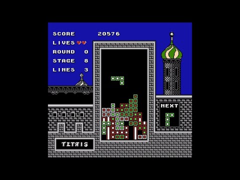 NES Game: Tetris (1988 Bullet-Proof Software)