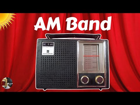 Classic Panasonic R-1597 AM Radio Daytime Bandscan Chicago Area