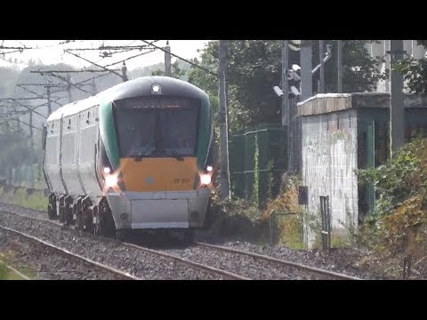 IE 22000 Class Intercity Train number 22207 - Merrion Gates Level Crossing
