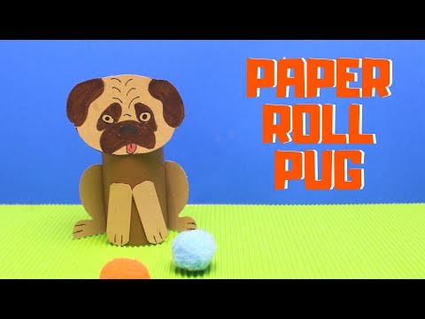 How to Make a Paper Roll Pug